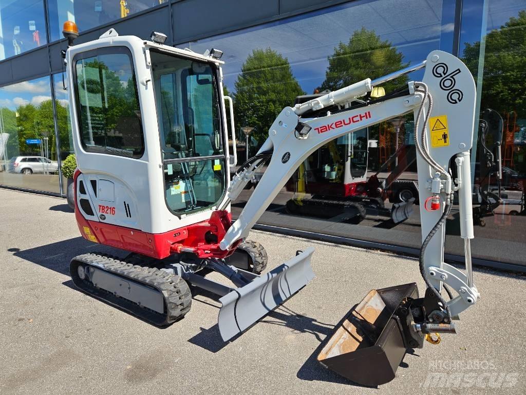 Takeuchi tb216 Minigravere <7t