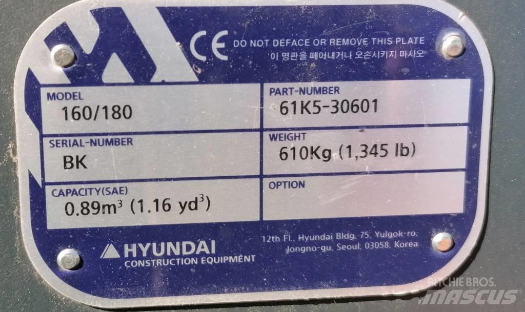 Hyundai 0.89m3_HX180 Skuffer