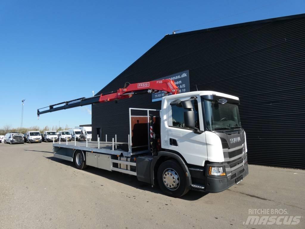 Scania p 220 Kranbil