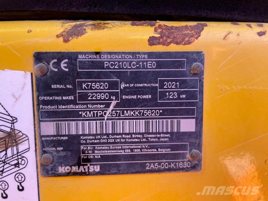 Komatsu PC 210 LC-11 Beltegraver