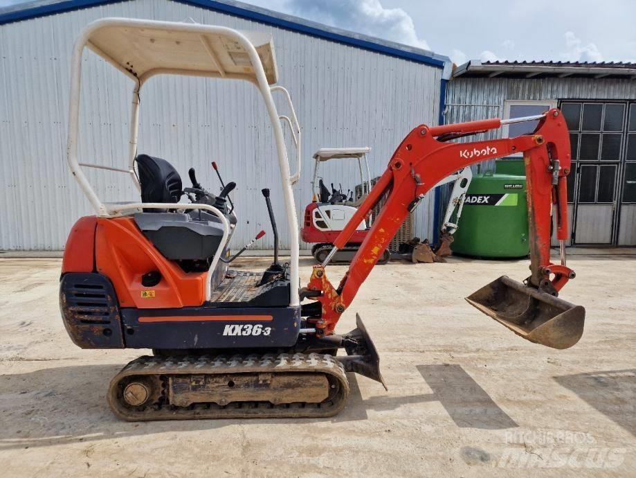 Kubota KX 36-3 Minigravere <7t