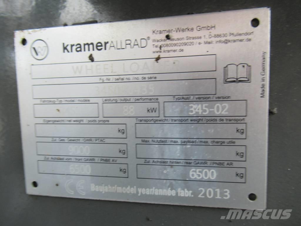 Kramer 880 2 x KAUHA Hjullastere