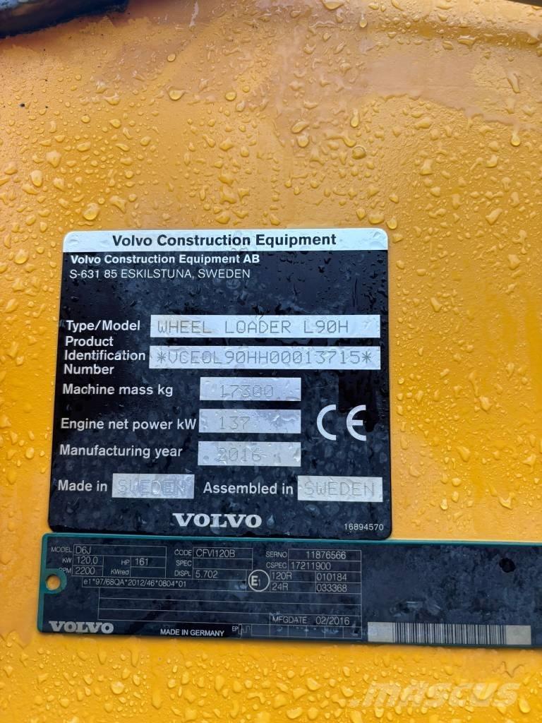 Volvo L 90 H Hjullastere