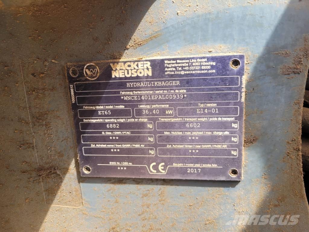 Neuson ET 65 Minigravere <7t