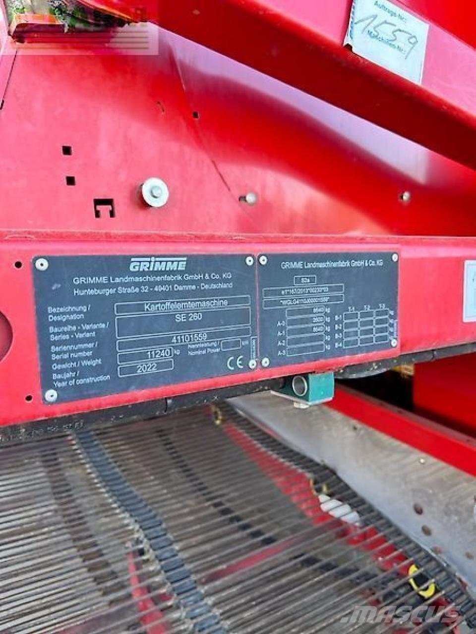 Grimme se260 Potetopptakere