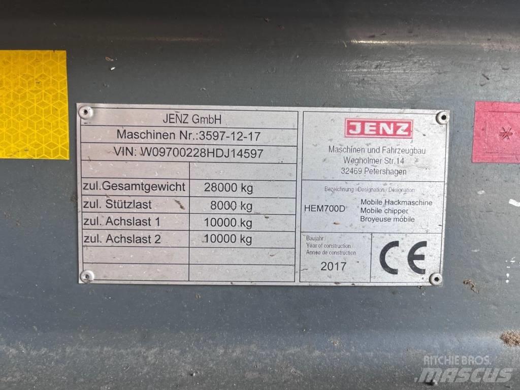 JENZ HEM 700 D Fliskuttere