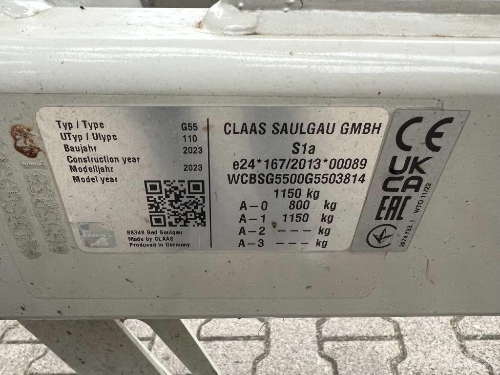 CLAAS Volto 1100 T Raker og høyvendere