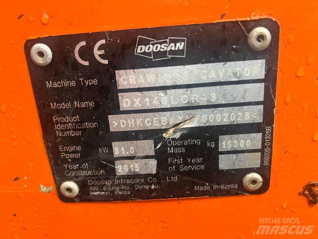  2015 DX140LCR-3 Beltegraver