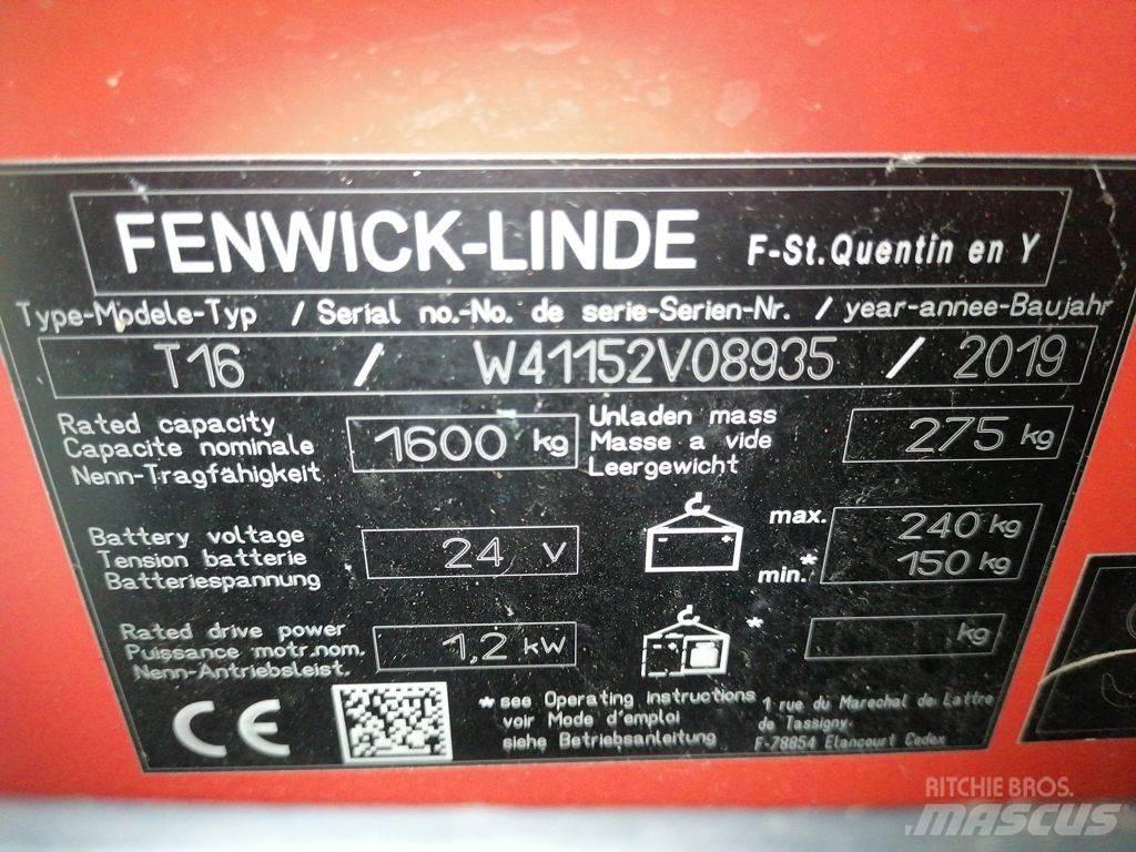 Linde T16L Lavtløftende truck