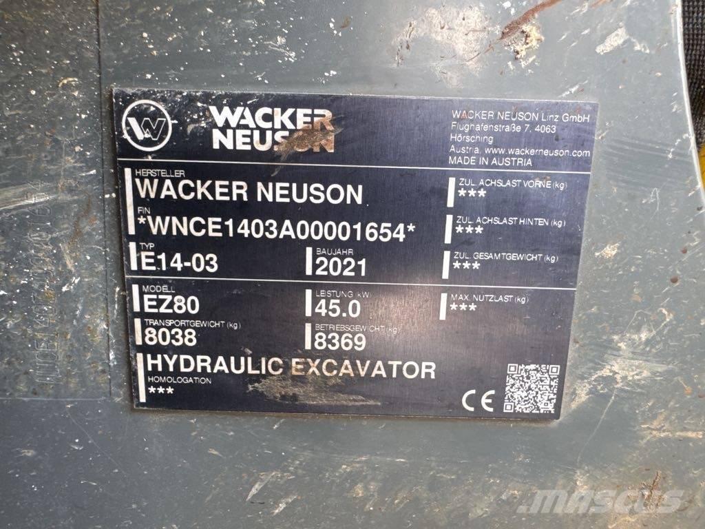 Wacker Neuson EZ80 Beltegraver