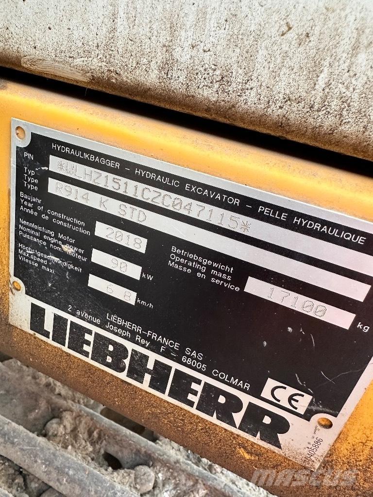 Liebherr R 914 K STD Beltegraver