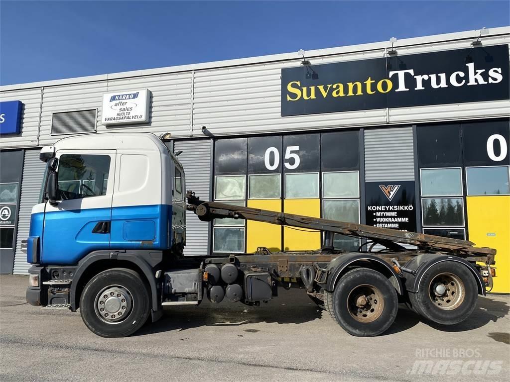 Scania R 124 6X2 Kabelløft lastebiler