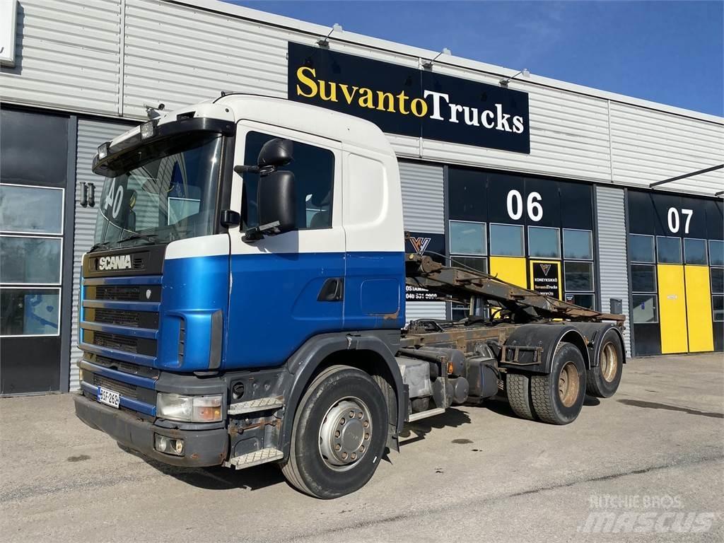 Scania R 124 6X2 Kabelløft lastebiler