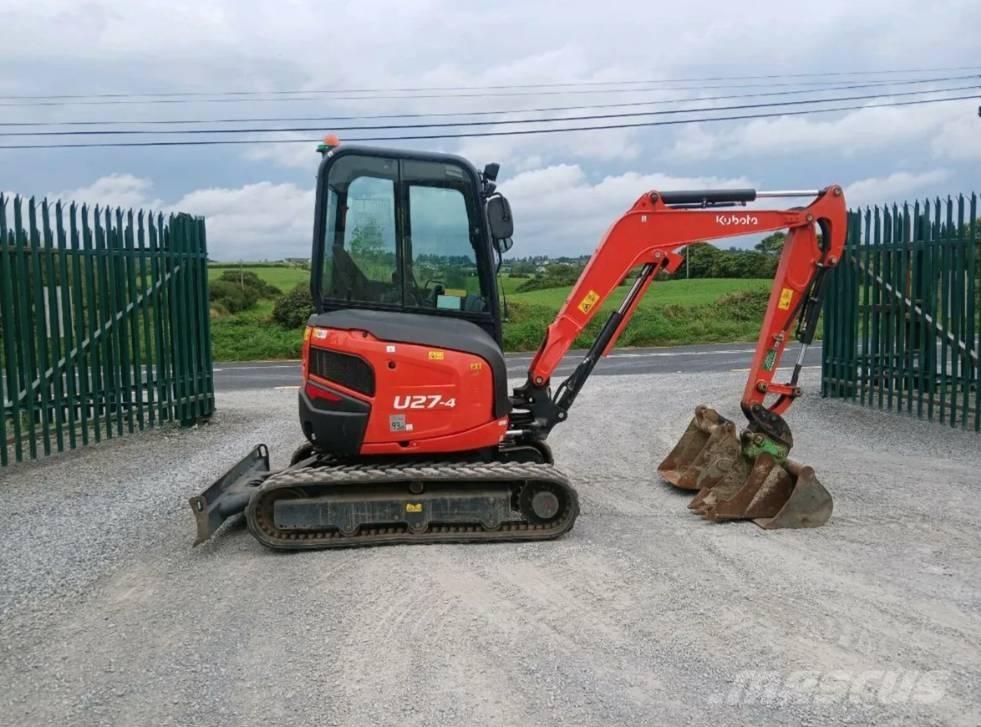 Kubota U 27-4 Minigravere <7t