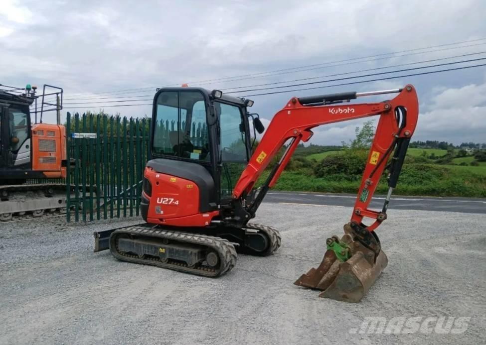 Kubota U 27-4 Minigravere <7t