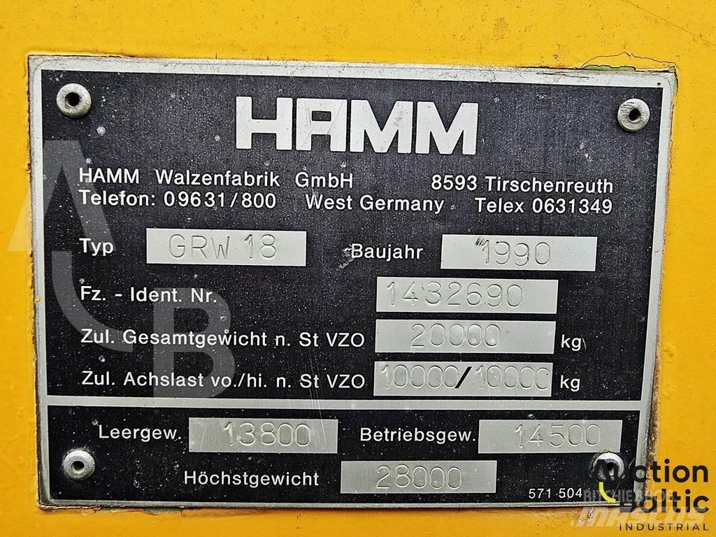 Hamm GRW 18 Gummihjulsvalser