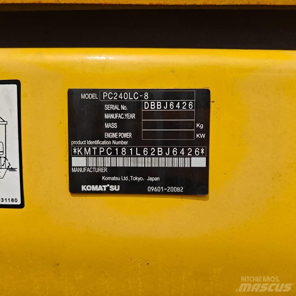 Komatsu 240-8 Beltegraver