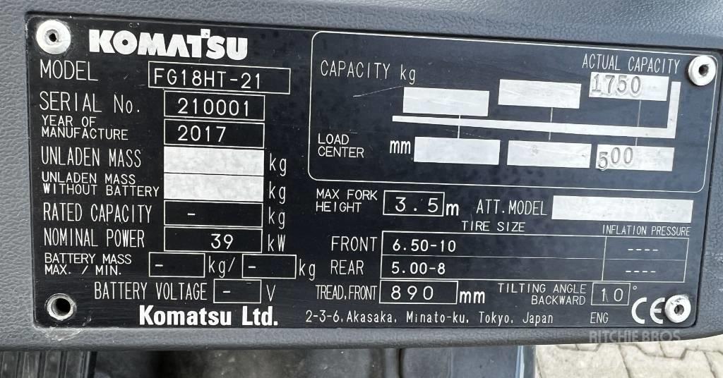 Komatsu FG15HT-21 Propan trucker