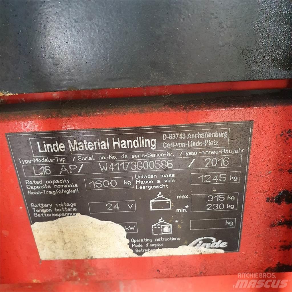 Linde L16AP Ledestablere