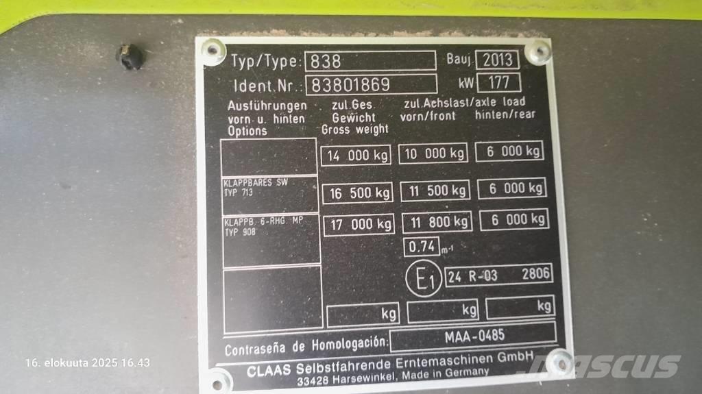 CLAAS Tucano 430 APS Skurtreskere