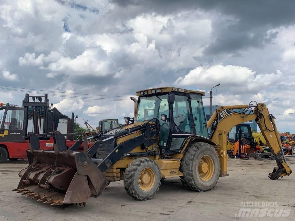CAT 442 D Traktorgravere