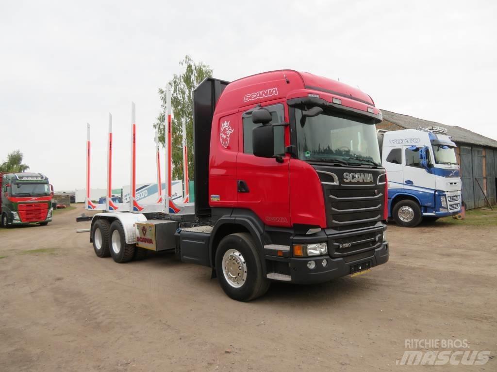 Scania R 520 Tømmerbiler