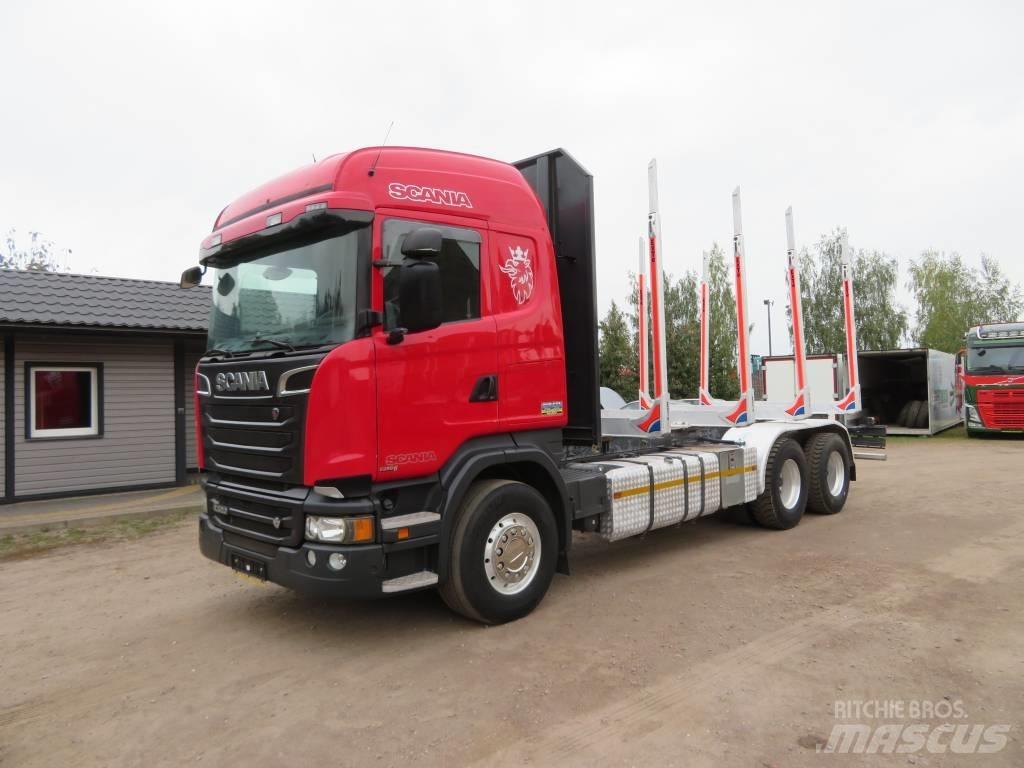 Scania R 520 Tømmerbiler