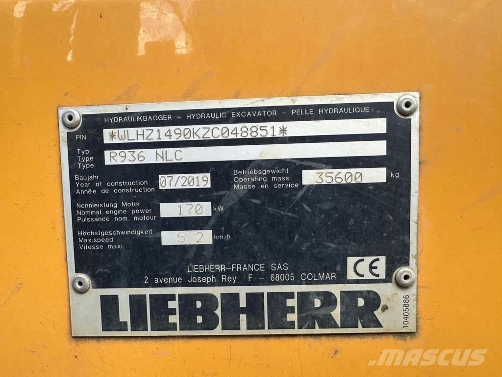 Liebherr R936 NLC Beltegraver