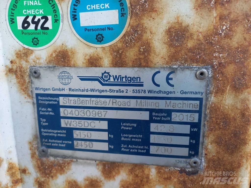 Wirtgen W 35 DC Asfalt resirkulering