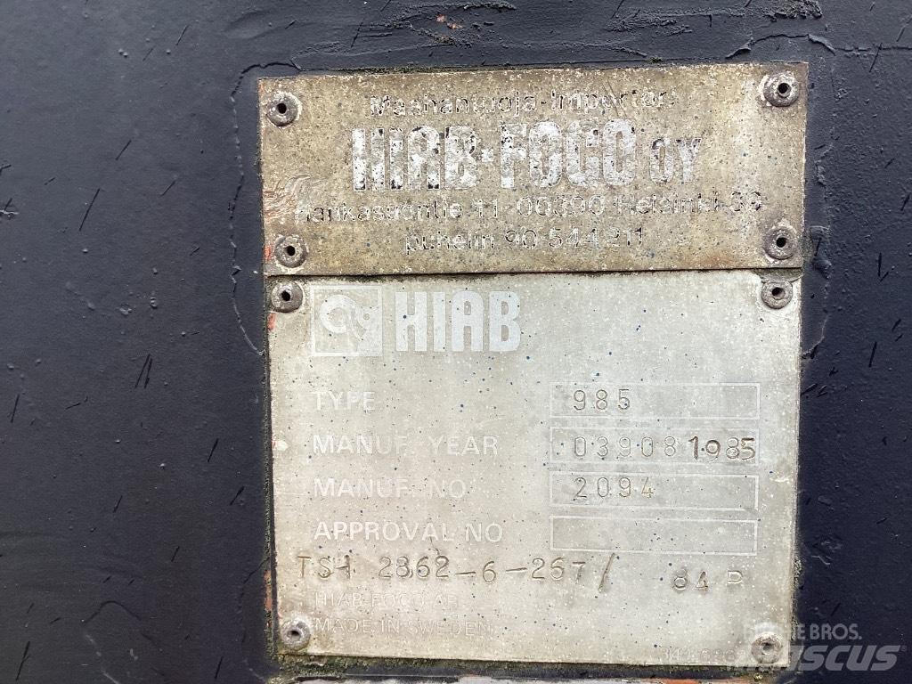 Hiab perävaunu Andre Landbrukshengere