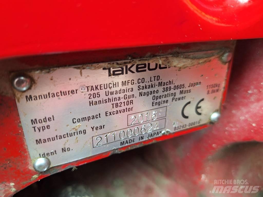 Takeuchi TB 210 R Minigravere <7t