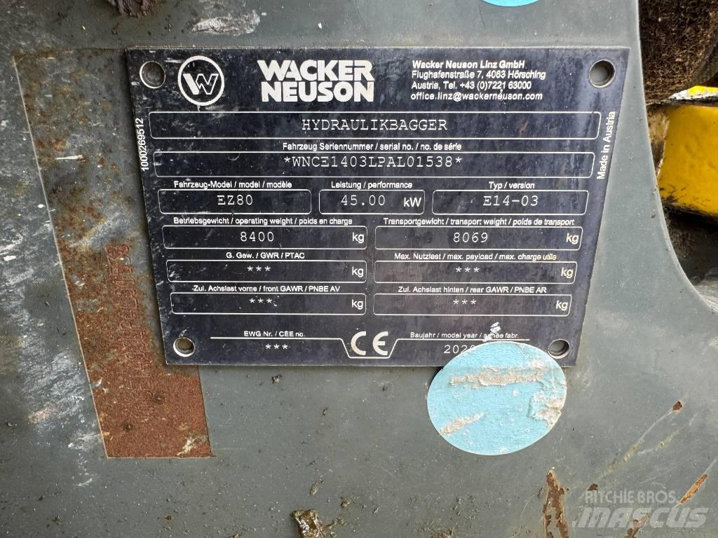 Wacker Neuson EZ80 Beltegraver