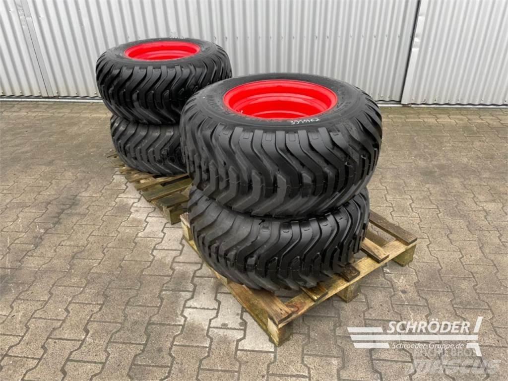  2X 380/55-17 Dekk, hjul og felger
