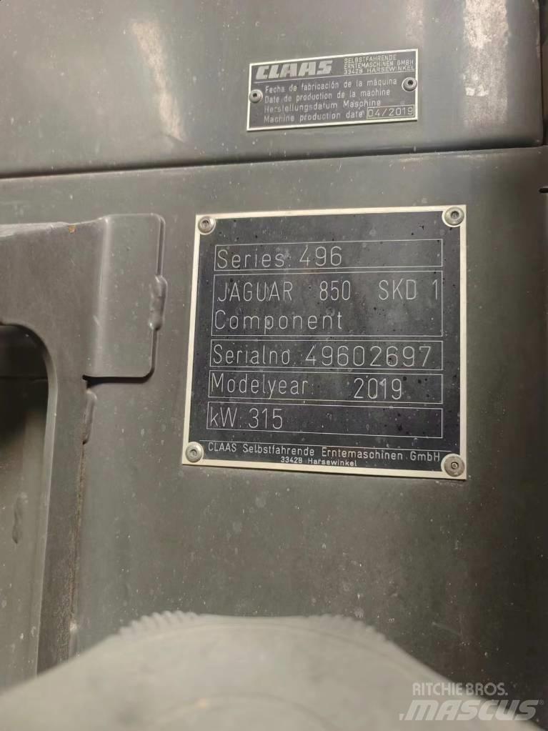 CLAAS Jaguar 850 Selvdrevne fôrhøstere