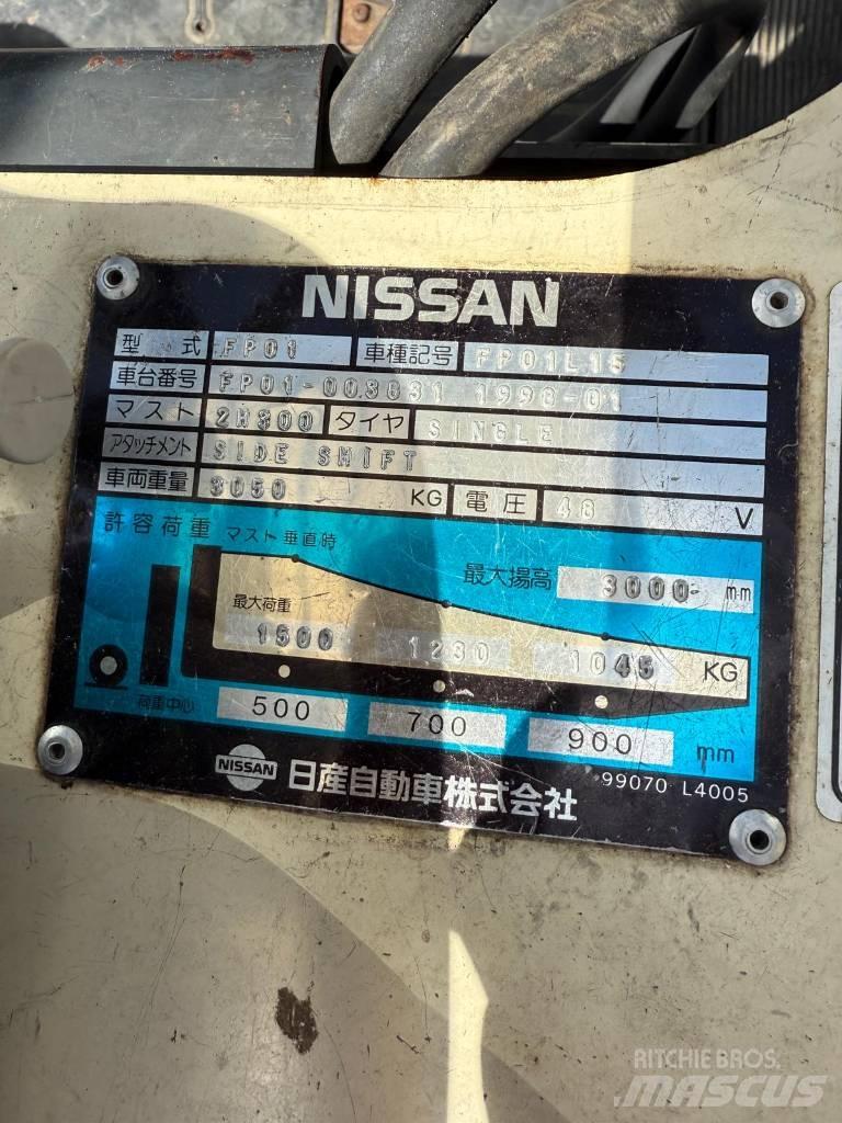 Nissan FP01 L 15 U Elektriske trucker