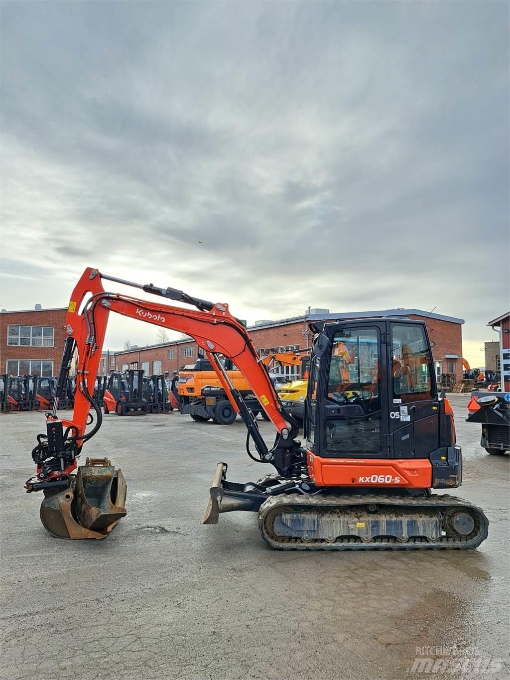 Kubota KX060-5 Minigravere <7t