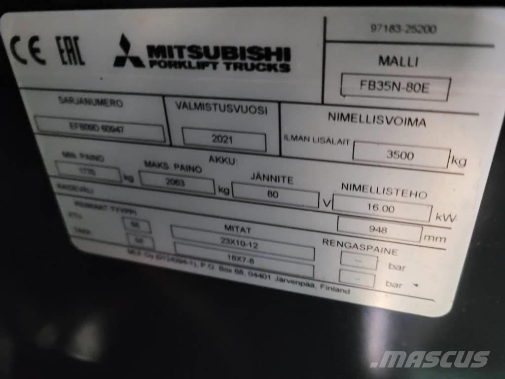 Mitsubishi FB 35 N Elektriske trucker