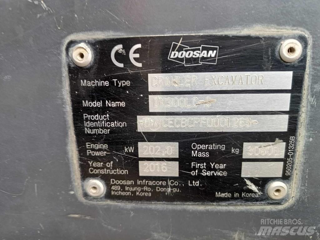 Doosan DX 300 LC-5 Beltegraver