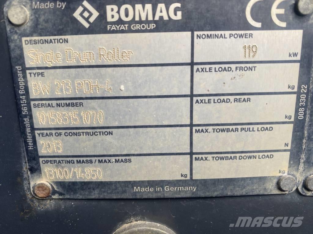 Bomag BW 213 P D H-4 Valsetog