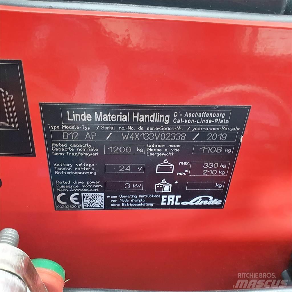 Linde D12AP Ledestablere