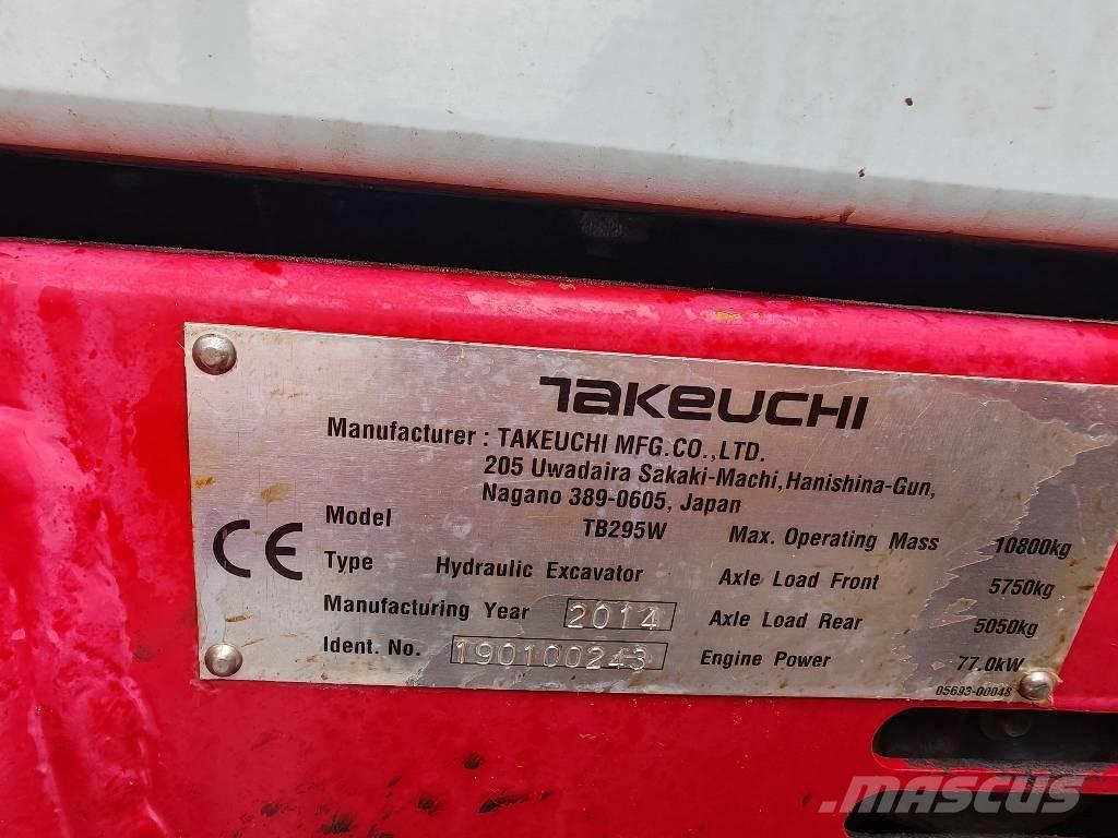 Takeuchi TB295W Hjulgravere