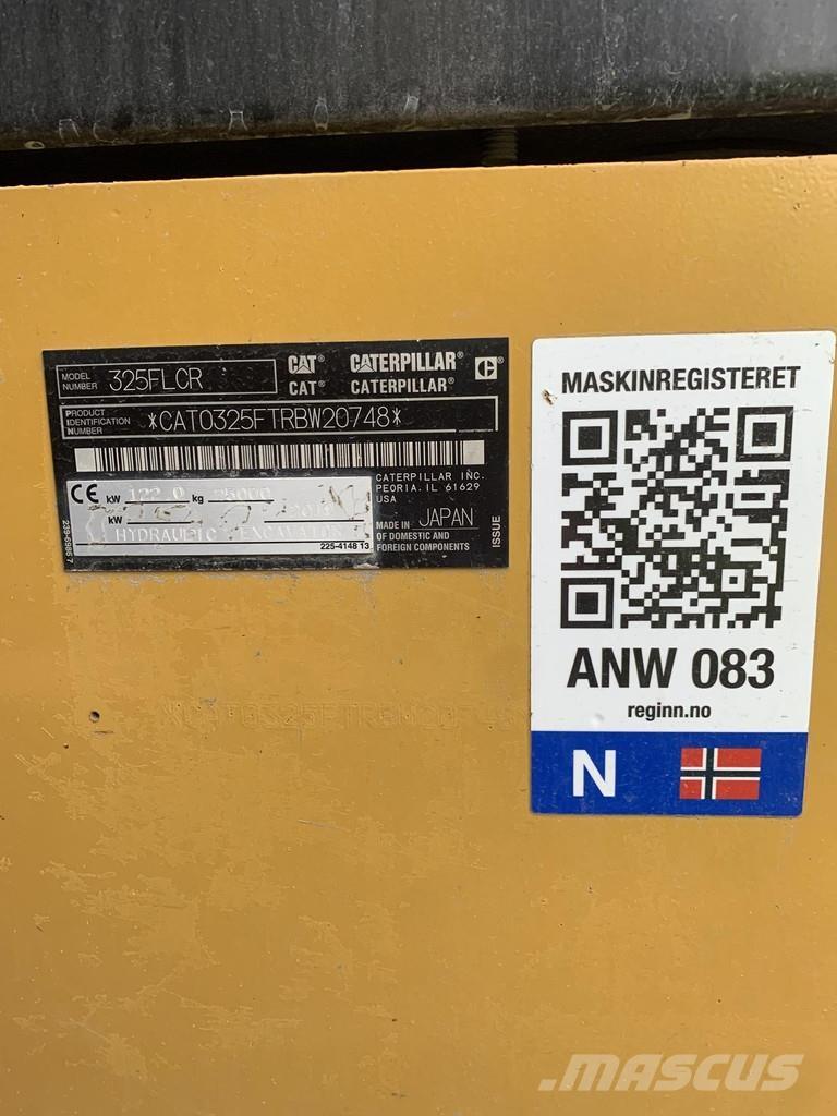 CAT 325F Spesialtilpassede gravemaskiner