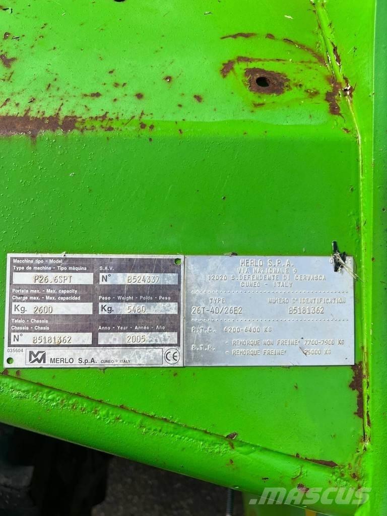 Merlo P26.6 SPT Teleskoplastere