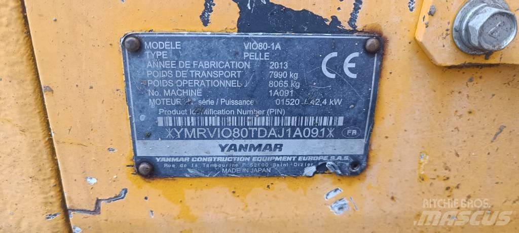Yanmar Vio 80-1A Midigravere 7 - 12t