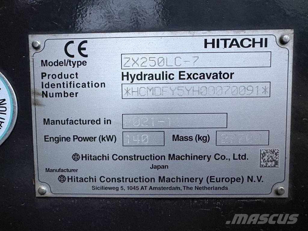 Hitachi ZX250LC-7 Beltegraver