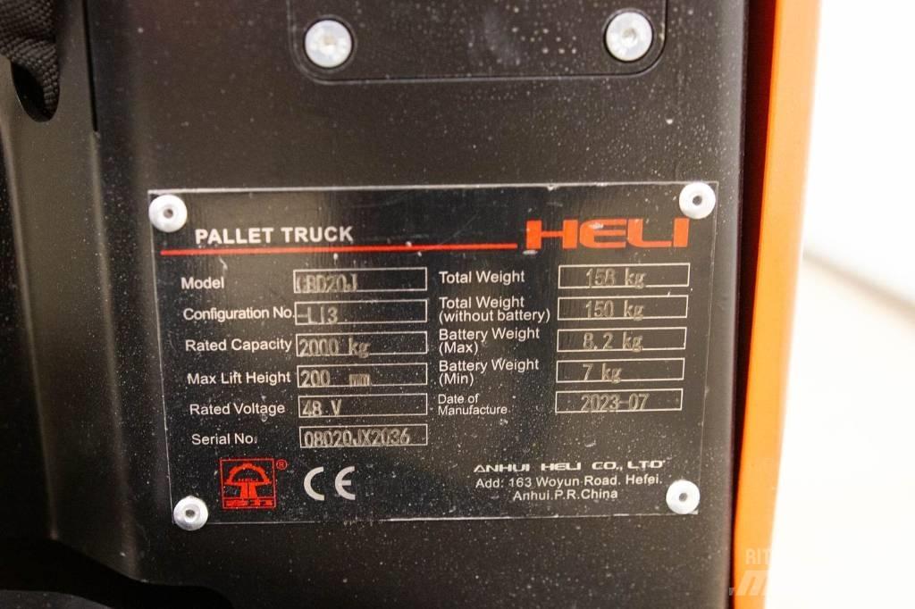 Heli CBD 20 Lavtløftende truck