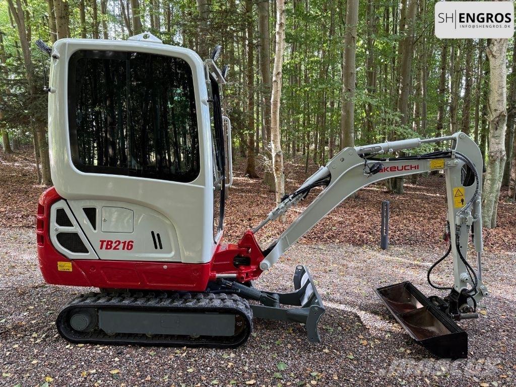 Takeuchi TB 216 Minigravere <7t