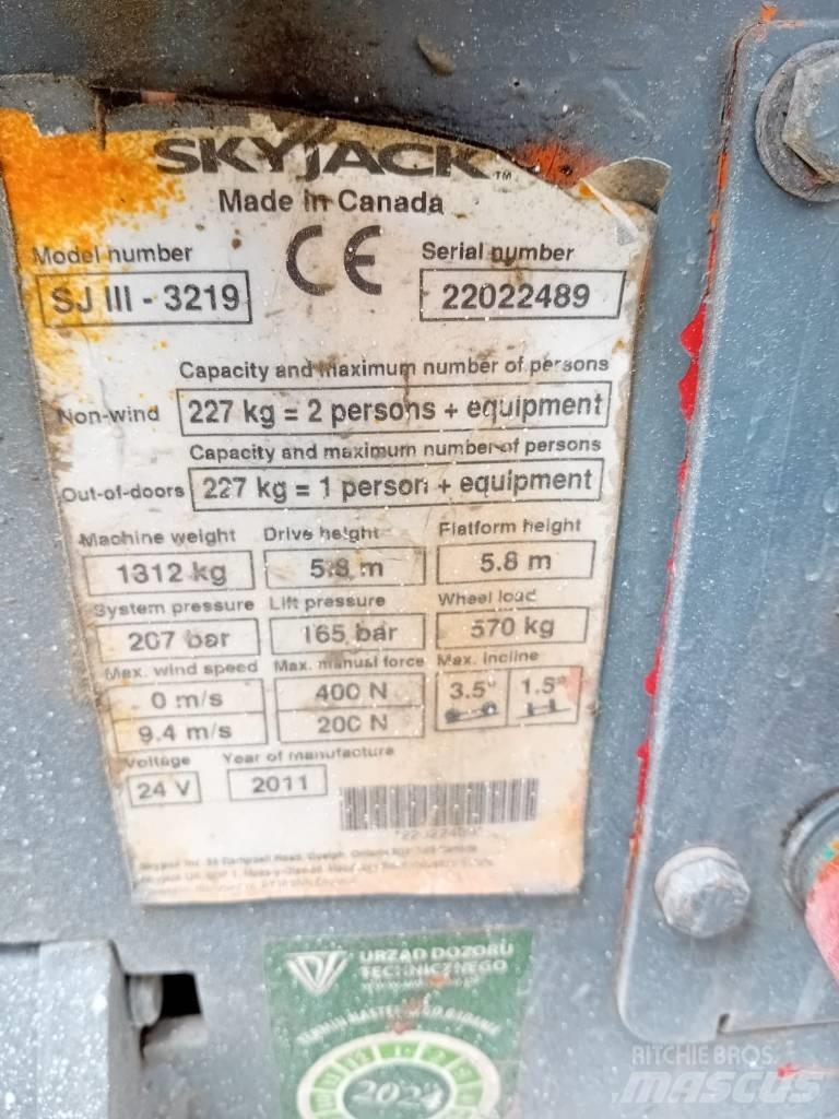 SkyJack 3219 SJ Sakselifter