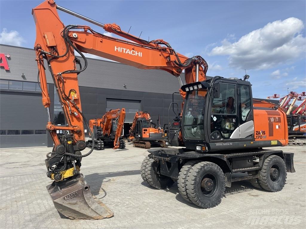 Hitachi ZX 170 W-5 B Hjulgravere