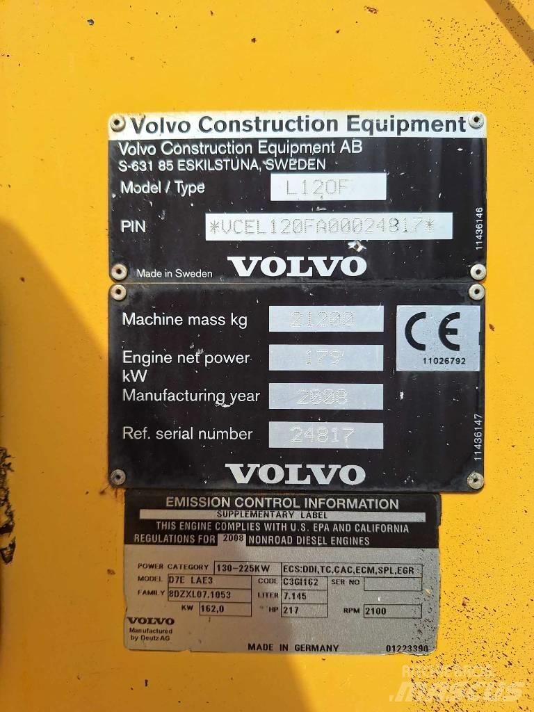 Volvo L 120 F Hjullastere